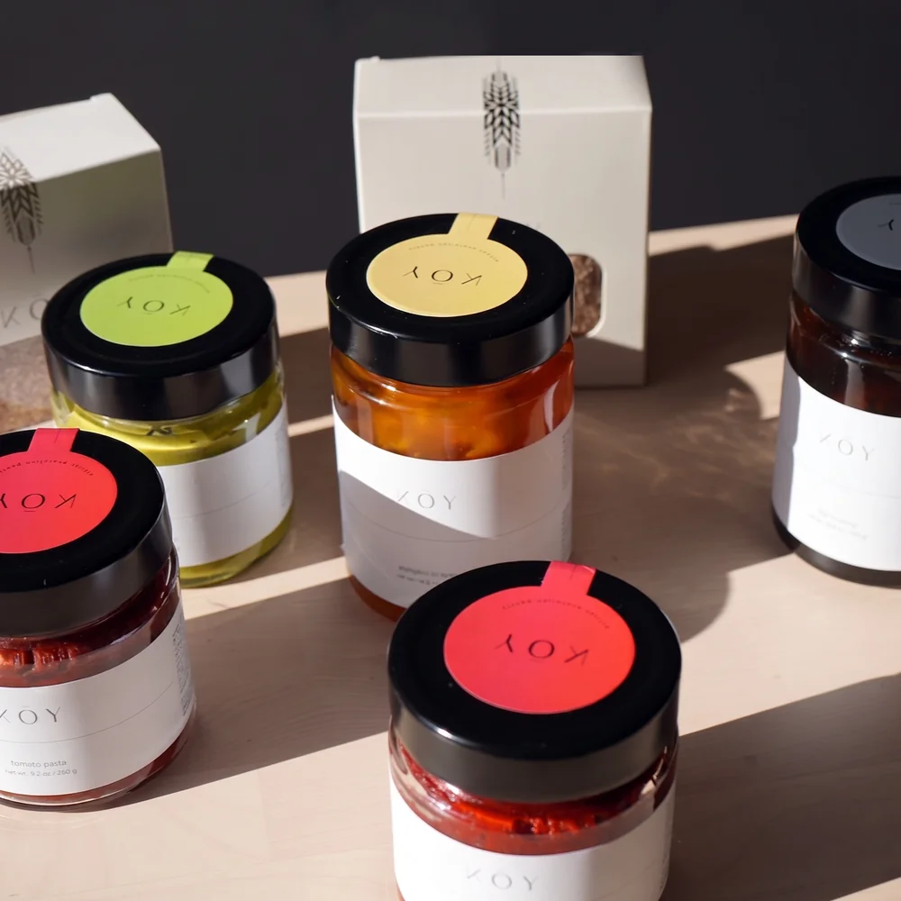 The six Koy products arranged together in the Anatolian Flavors Bundle